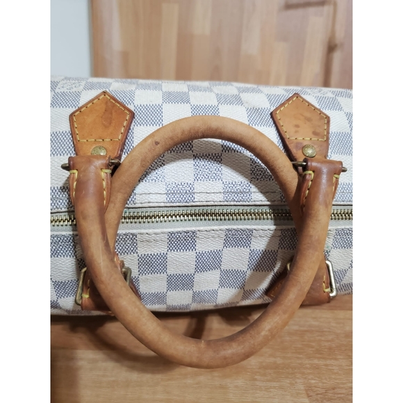 LOUIS VUITTON Damier Azur Speedy 30 - Picture 10 of 12